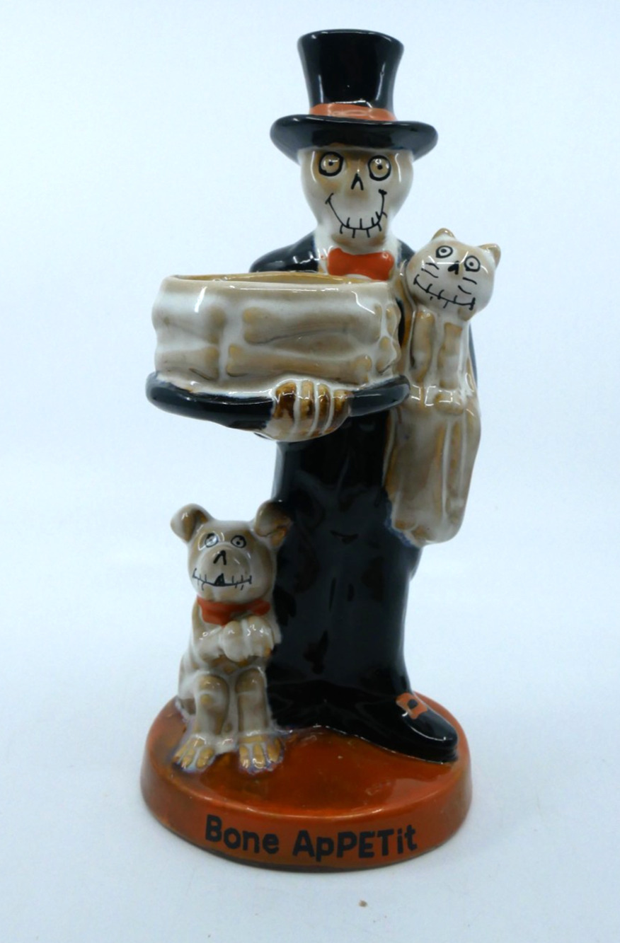 2016 Yankee Candle Boney Bunch BONE APPETIT Dog Cat Tea Light Holder